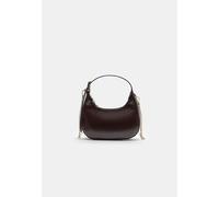 Stradivarius Borsa a spalla luna con catena Marrone OS
