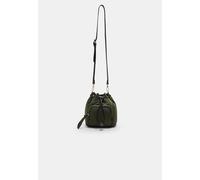 Stradivarius Borsa a tracolla bucket in tessuto Kaki OS