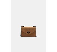 Stradivarius Borsa a tracolla con chiusura texturizzata Caramello OS