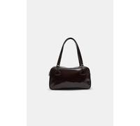 Stradivarius Borsa bowling con anelli Marrone OS