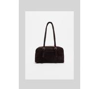 Stradivarius Borsa bowling con texture Marrone OS