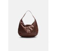 Stradivarius - Borsa da spalla a mezzaluna color cammello pallido-Neutro M