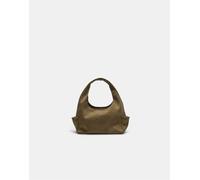 Stradivarius - Borsa da spalla in camoscio sintetico kaki con tasche-Verde M