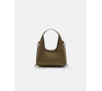 Stradivarius - Borsa da spalla kaki con catenina-Verde M