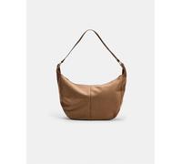 Stradivarius - Borsa da spalla maxi in camoscio sintetico beige-Neutro M
