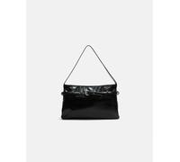 Stradivarius - Borsa da spalla nera con cinturino-Nero M