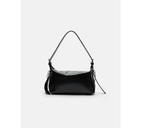 Stradivarius - Borsa da spalla nera con manico-Nero M