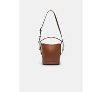 Stradivarius Borsa mini a secchiello con manico Cammello chiaro OS