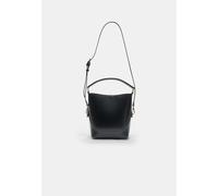 Stradivarius Borsa mini a secchiello con manico Nero OS