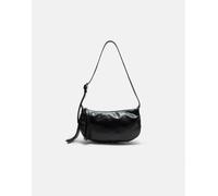 Stradivarius - Borsa nera con frange e borchie-Nero M