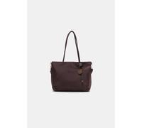 Stradivarius Borsa shopper in tessuto con ciondolo Marrone OS