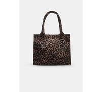 Stradivarius Borsa shopper in tessuto stampato Marrone OS