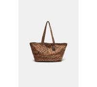 Stradivarius Borsa shopper stampata Beige OS