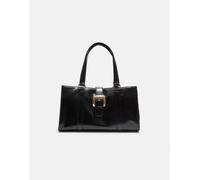 Stradivarius - Borsa shopping nera in pelle sintetica-Nero M