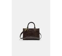 Stradivarius Borsa tote stampa animalier in finta pelle Marrone OS