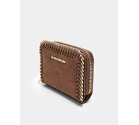 Stradivarius - Borsellino color terracotta con catenina e zip-Marrone M