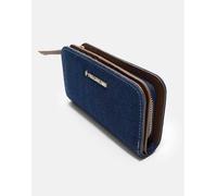 Stradivarius - Borsellino in denim blu medio con zip M