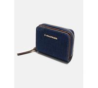 Stradivarius - Borsellino in denim blu medio con zip M