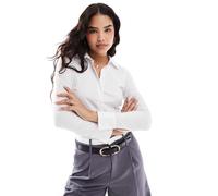 Stradivarius - Camicia aderente bianca-Bianco L