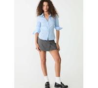 Stradivarius - Camicia aderente blu cielo a righe XL
