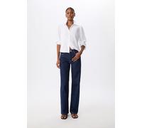 Stradivarius Camicia basic in popeline a sbuffo Bianco S