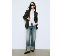 Stradivarius Camicia basic in popeline con taschino Bianco S