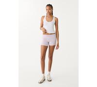 Stradivarius Canotta scollo nuotatore con scollo a V Bianco M