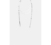 Stradivarius Collana lunga a catena Grigio OS