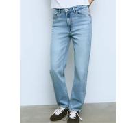 Stradivarius - D14 - Jeans slim comfort fit color candeggiato chiaro-Blu 42