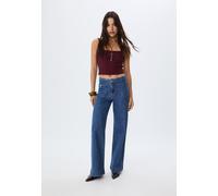 Stradivarius D77 Jeans minimal con tasche SLAVATO DENIM BLU MEDIO 42