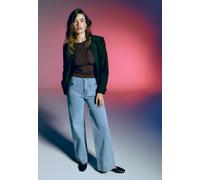 Stradivarius D77 Jeans minimal con tasche SLAVATO DENIM BLU MEDIO CHIARO 46