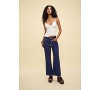 Stradivarius D78 Jeans cropped flare SLAVATO DENIM SOVRATINTO 36