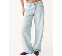 Stradivarius - D91 - Jeans a vita bassa blu a fondo ampio 16
