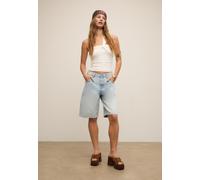 Stradivarius D95 Jort bermuda denim SLAVATO DENIM BLU CHIARO 44
