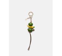 Stradivarius - Gilda - Portachiavi verde oliva con charm M