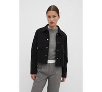 Stradivarius Giubbotto corto soft Nero S
