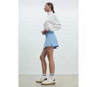 Stradivarius Gonna pantalone corta Celeste L