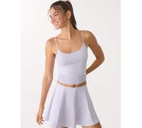 Stradivarius - Gonna pantalone skater color malva-Viola M