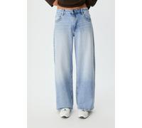 Stradivarius Jeans gamba larga SLAVATO DENIM BLU MEDIO CHIARO 42