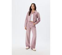 Stradivarius Jeans straight fit con strass Lilla 44