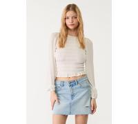 Stradivarius Minigonna denim SLAVATO DENIM BLU CHIARO 42