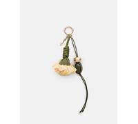 Stradivarius - Portachiavi con charm a forma di fiore color oro-Giallo M
