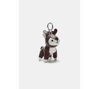 Stradivarius Portachiavi deer charm finta pelle Marrone OS