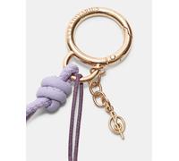Stradivarius - Portachiavi lilla con charm a forma di fiore-Viola M