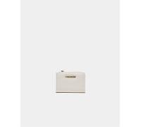 Stradivarius - Portafoglio portacarte bianco saffiano M