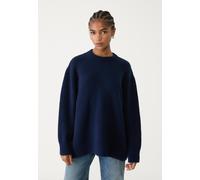 Stradivarius Pullover in maglia basic Azzurro mare L