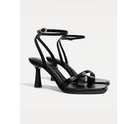 Stradivarius - Sandali neri con tacco-Nero 36