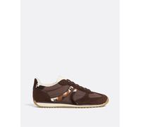 Stradivarius - Scarpe sportive marroni con stampa animalier-Marrone 37