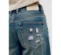 Stradivarius - Set da 5 spille rosa anni '90 a contrasto M