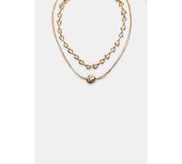 Stradivarius Set di 2 collane charm volume Oro OS